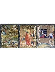 VATICANO 2008 Anno Paolino 3v MNH**