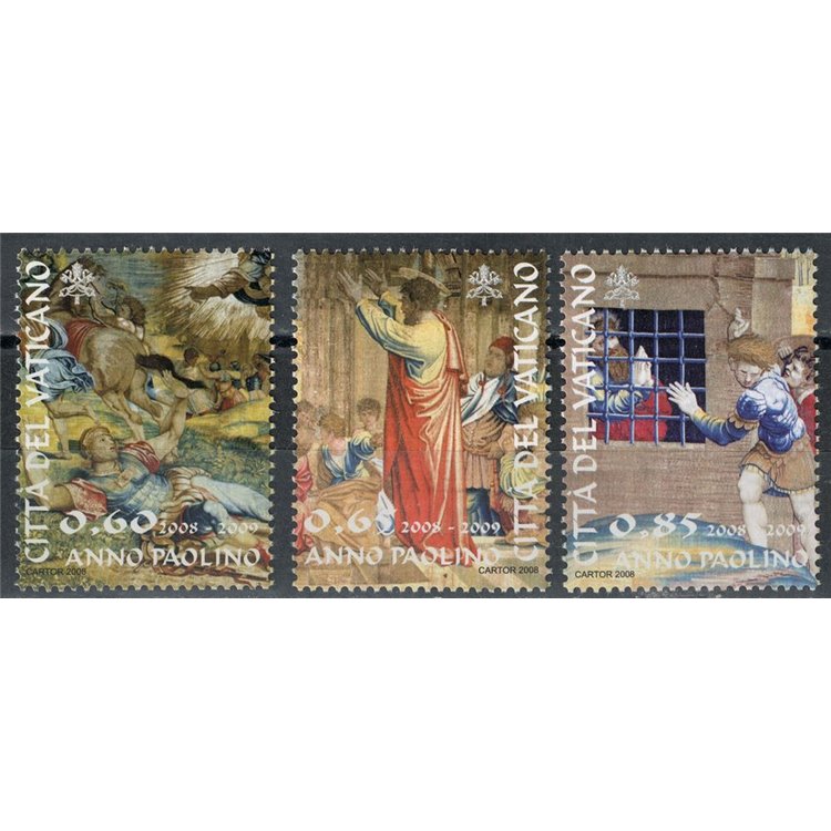VATICAN 2008 Pauline Year 3v MNH**