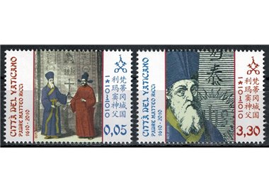 VATICAN 2010 Father Matteo Ricci 2v MNH**