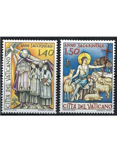VATICANO 2010 Anno sacerdotale 2v MNH**