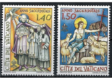 VATICAN 2010 Year of the Priest 2v MNH**