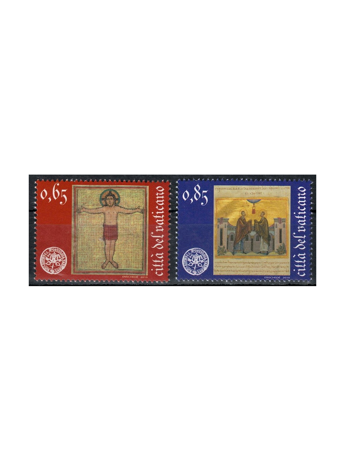 VATICAN 2010 Apostolic Library 2v MNH**