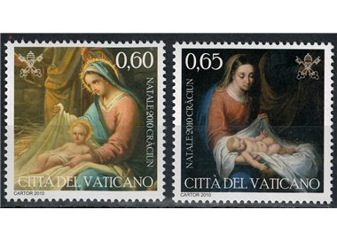 VATICANO 2010 Natale 2v MNH**