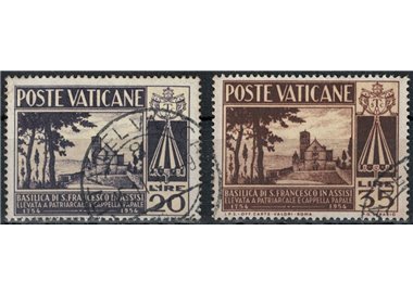 VATICANO 1954 Basilica di San Francesco 2v us