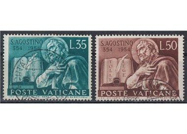 VATICAN 1954 St. Augustine 2v us