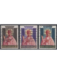 VATICAN 1954 Sanctification of Pius X 3v us