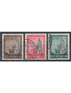 VATICAN 1955 San Bartolomeo 3v us