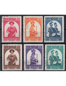 VATICAN 1956 Swiss Guard 6v us