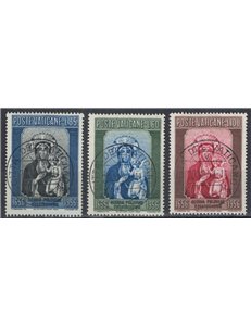 VATICAN 1956 Black Madonna of Poland 3v us