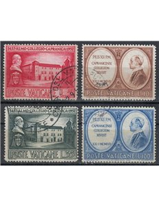 VATICAN 1957 Capranica College 4v us