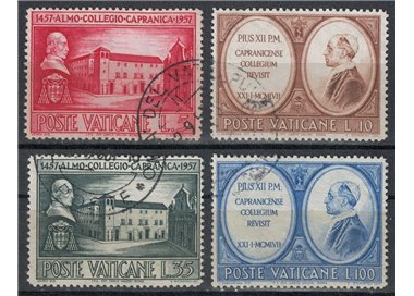 VATICANO 1957 Collegio Capranica 4v us