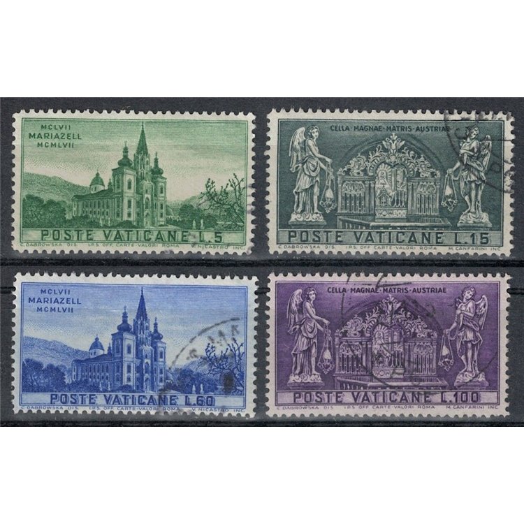 VATICAN 1957 Sanctuary of Mariazell 4v us