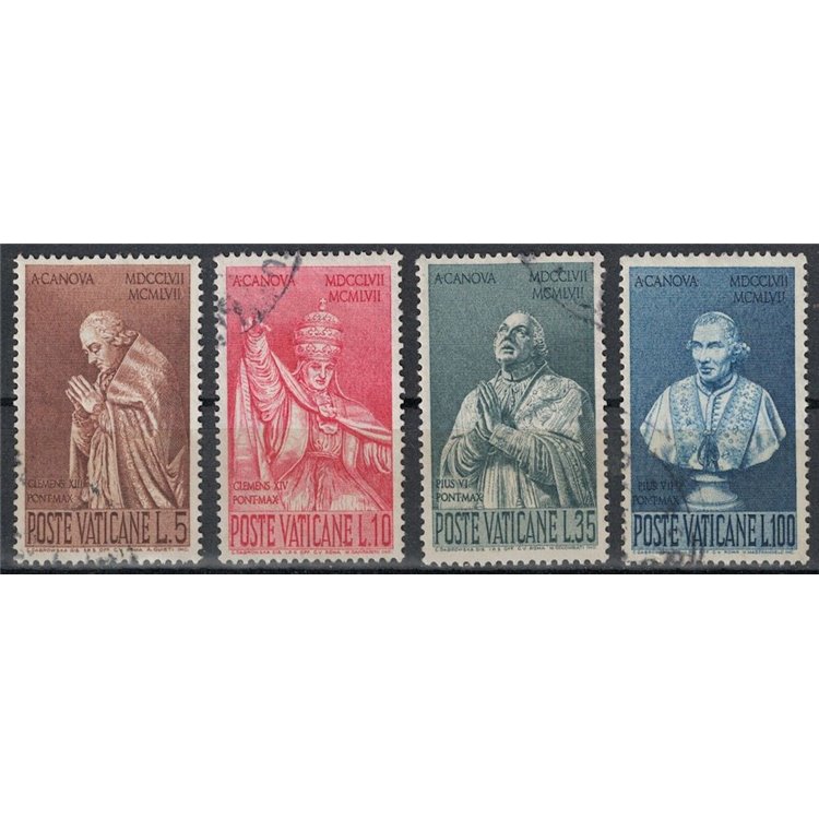 VATICANO 1958 Antonio Canova 4v us