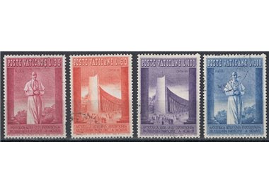 VATICANO 1958 Esposizione Universale di Bruxelles 4v us