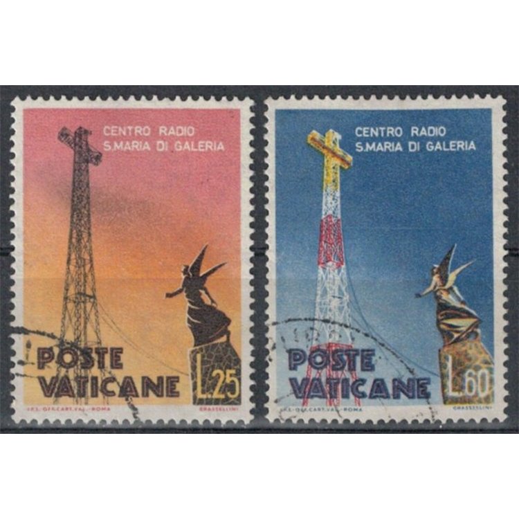 VATICANO 1959 Centro Radio di Santa Maria di Galeria 2v us