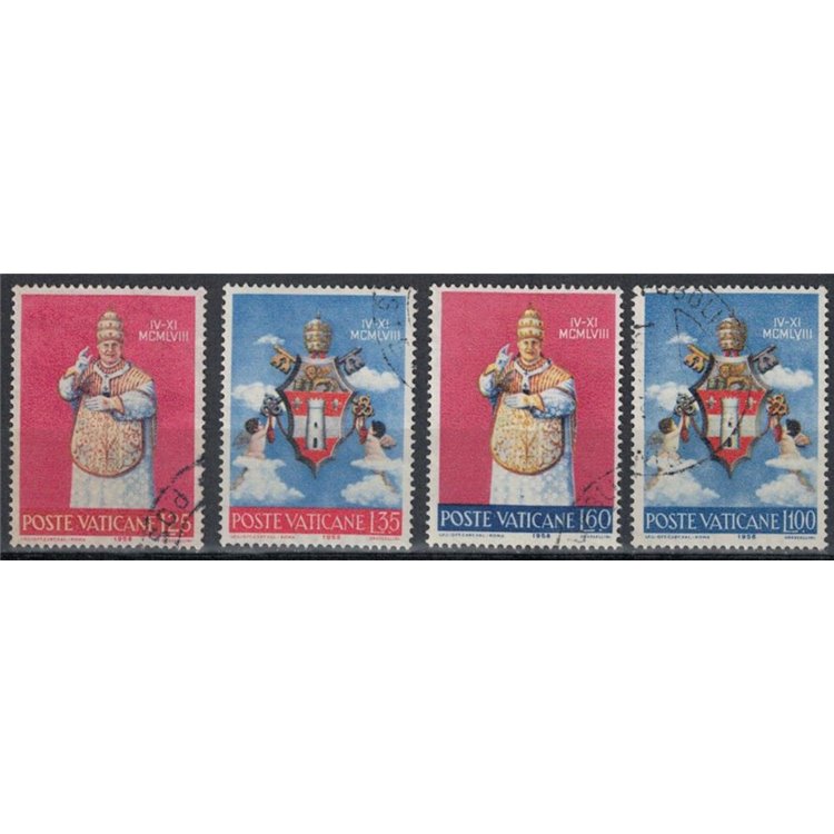 VATICAN 1959 Coronation of John XXIII 4v us