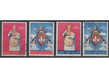VATICAN 1959 Coronation of John XXIII 4v us
