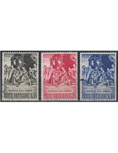 VATICAN 1959 Christmas 3v us