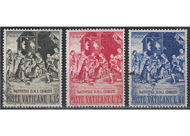 VATICANO 1959 Natale 3v us