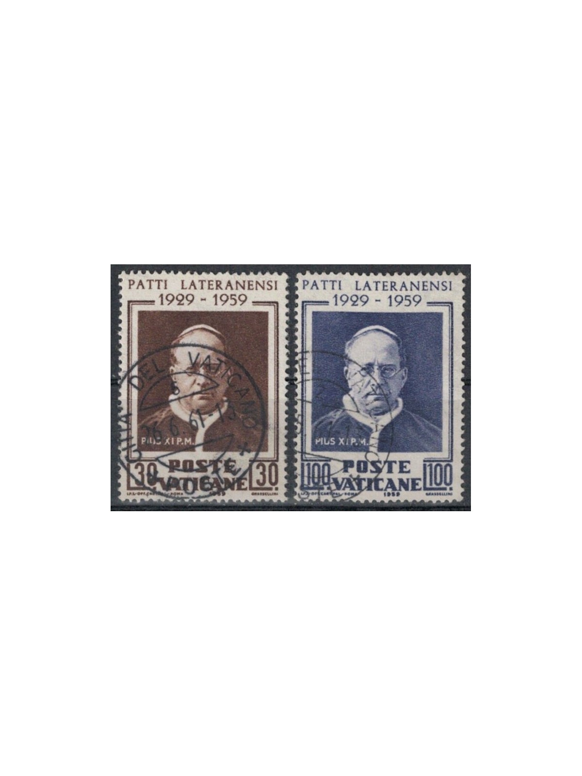 VATICAN 1959 Lateran Pacts 2v us