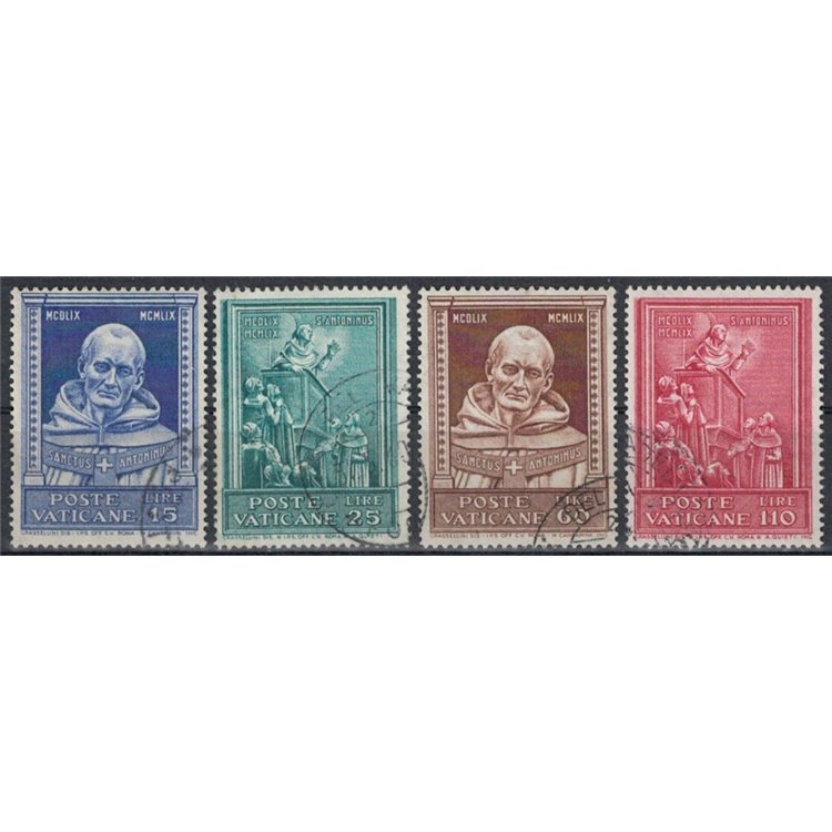 VATICAN 1960 Saint Antoninus 4v us