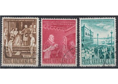 VATICAN 1960 Translation of the body of Pius X 3v us