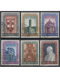 VATICAN 1961 Birthday of John XXIII 6v us