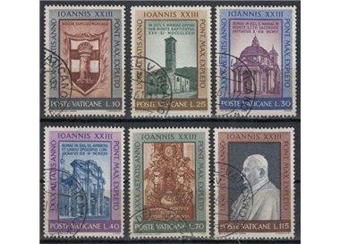 VATICAN 1961 Birthday of John XXIII 6v us