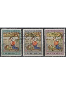 VATICAN 1961 Christmas 3v us
