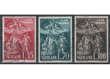 VATICANO 1961 San Leone Magno 3v us