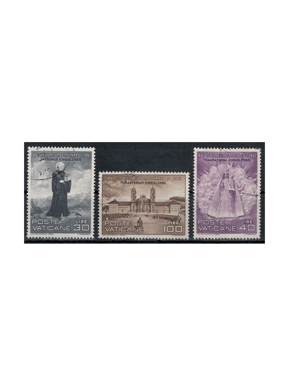 VATICAN 1961 San Meinrado 3v us