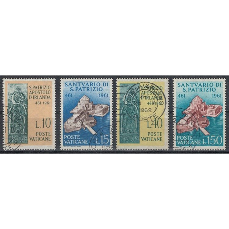 VATICAN 1961 Saint Patrick 4v us