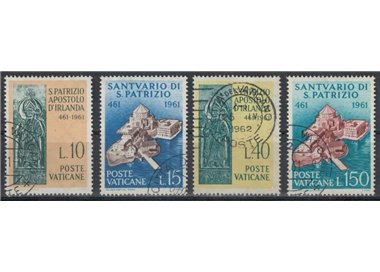 VATICAN 1961 Saint Patrick 4v us