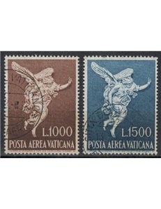 VATICANO 1962 Arcangelo Gabriele (posta aerea) 2v us