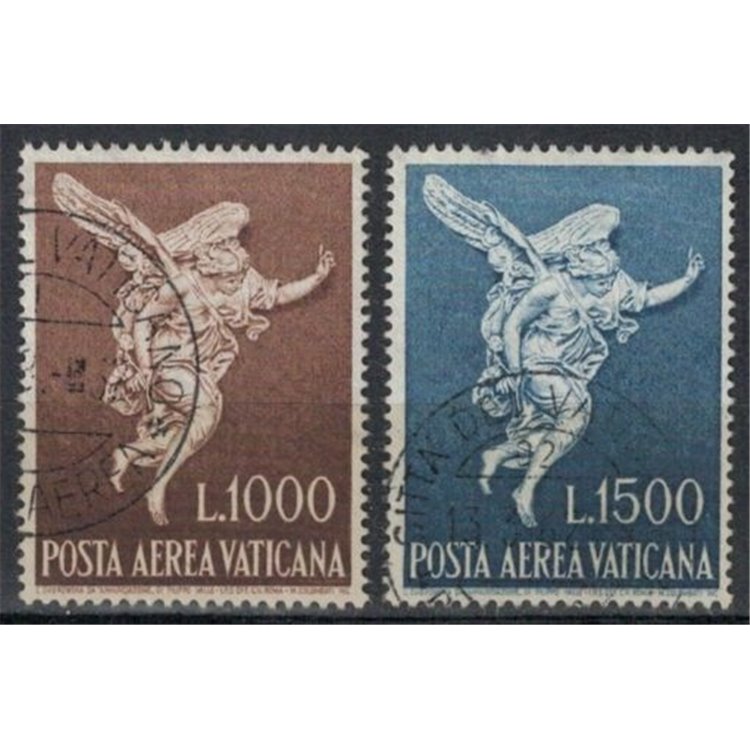 VATICANO 1962 Arcangelo Gabriele (posta aerea) 2v us