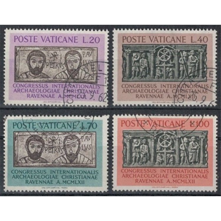 VATICANO 1962 Archeologia Cristiana 4v us
