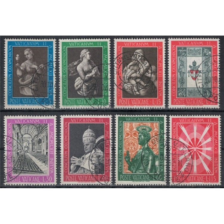 VATICANO 1962 Concilio Ecumenico 8v us