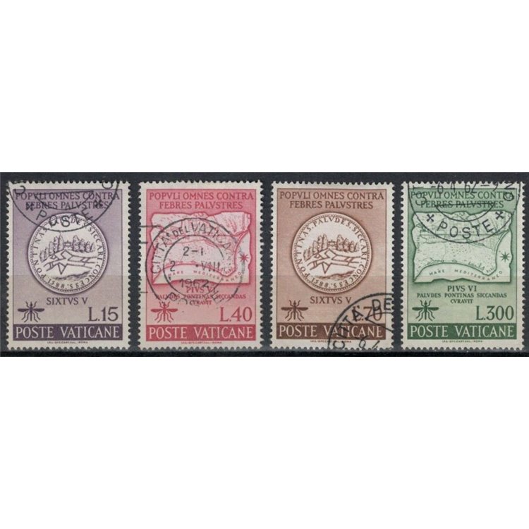 VATICAN 1962 Fight against malaria 4v us
