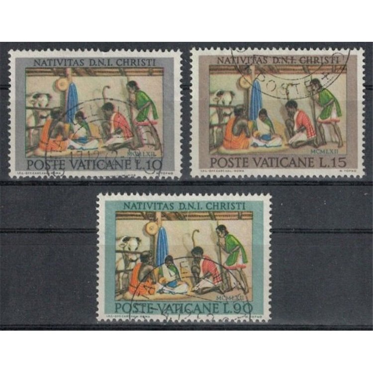 VATICAN 1962 Christmas 3v us
