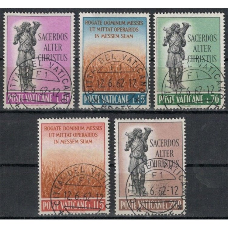 VATICANO 1962 Vocazioni Sacerdotali 5v us