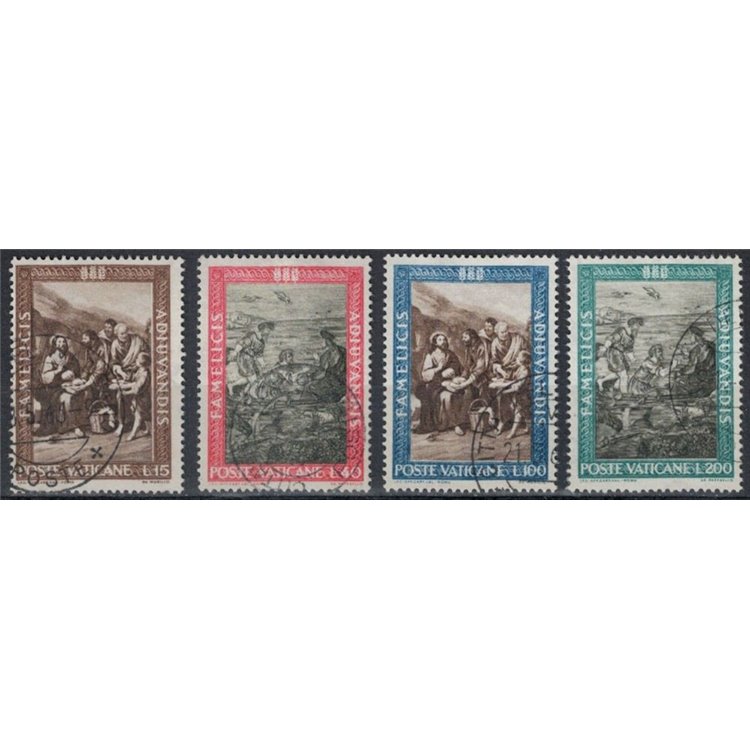 VATICAN 1963 World Campaign Against Hunger 4v us