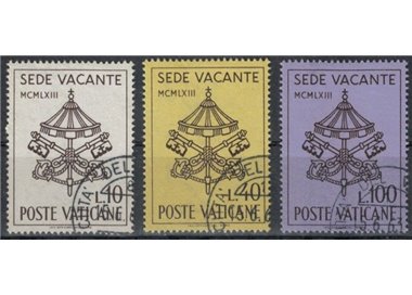 VATICAN 1963 Sede vacante 3v us