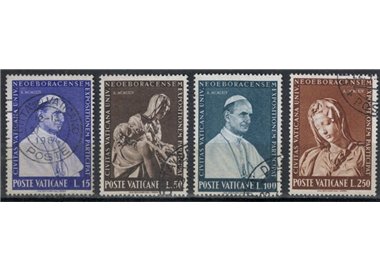 VATICAN 1964 New York Universal Exhibition 4v us