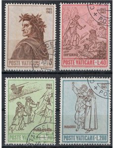 VATICANO 1965 Dante Alighieri 4v us