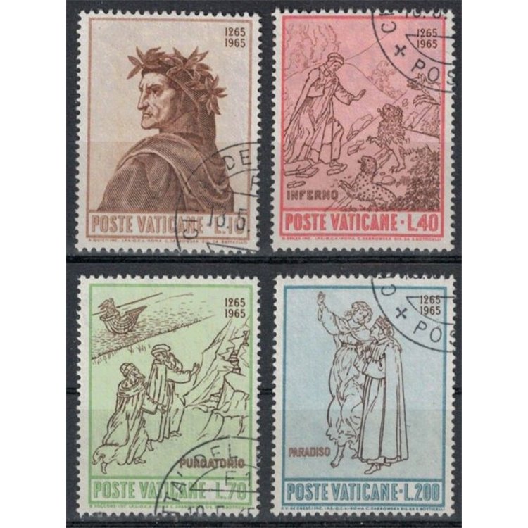 VATICANO 1965 Dante Alighieri 4v us