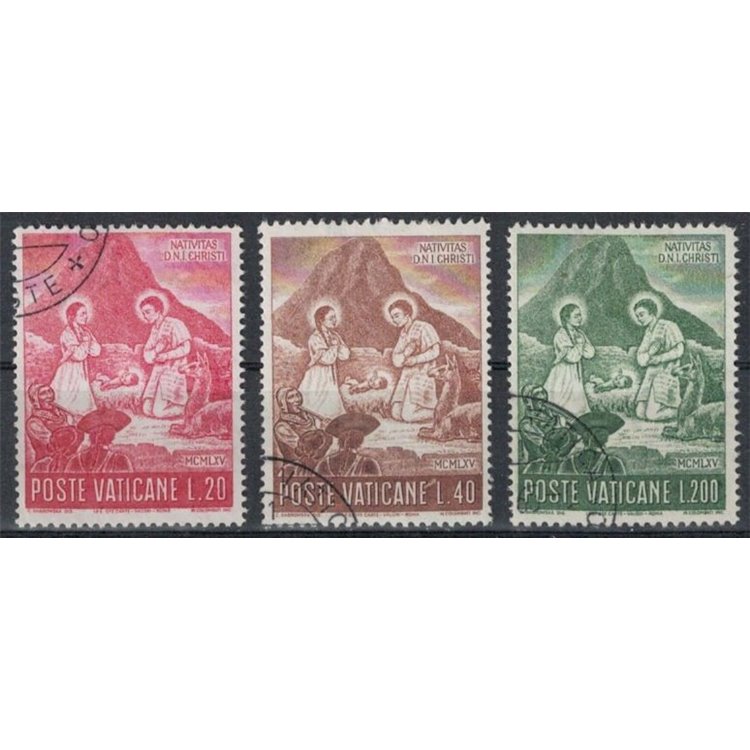 VATICANO 1965 Natale 3v us