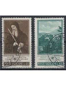 VATICAN 1965 Saint Benedict 2v us