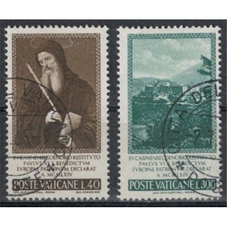 VATICANO 1965 San Benedetto 2v us