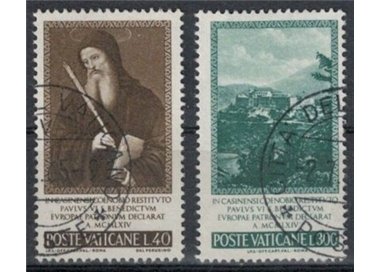 VATICANO 1965 San Benedetto 2v us