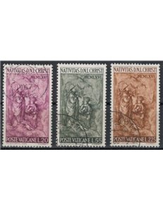 VATICAN 1966 Christmas 3v us